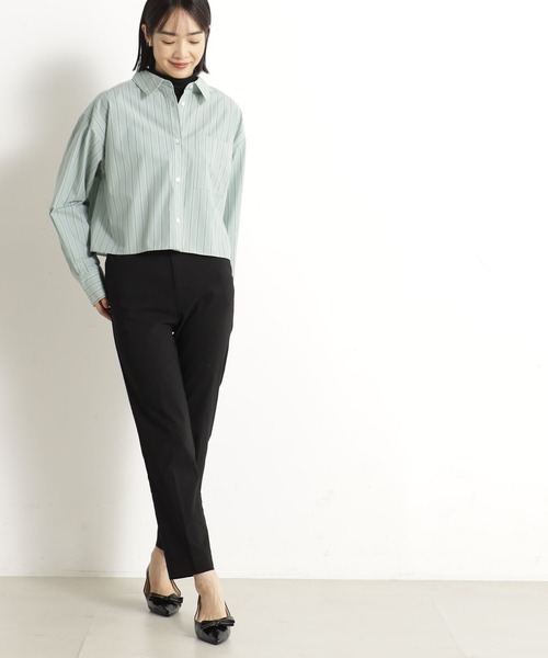 FOUND GOOD（ファウンドグッド）の「ウラキモウNRスリムパンツ（その他パンツ・レディース・グリーン系5/ネイビー/ブラウン系3/グレー系/アイボリー/ブラック・S/M/L/XL）」の2枚目の写真