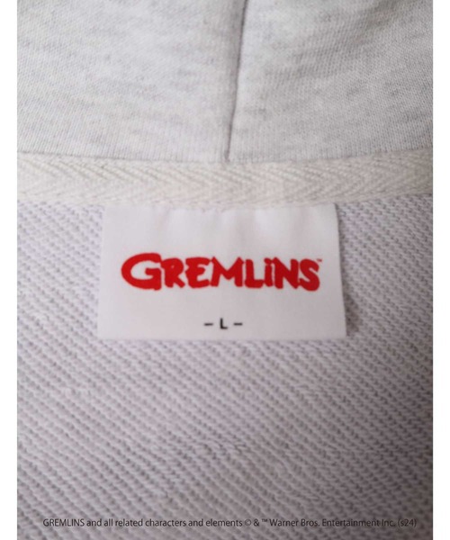 Right-on(ライトオン)の「【WEB限定】グレムリン フォトパーカー(パーカー・メンズ・ライトグレー/ダークグレー/グレー・M/L/XL)」の9枚目の写真
