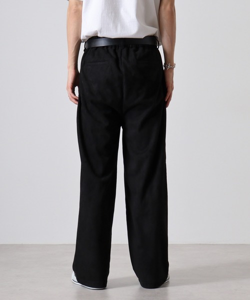 【セール】ATELANE フェイクスエードワイドパンツ（スウェットパンツ）｜ATELANE（アテレーン）