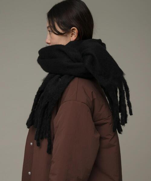URBAN RESEARCH Sonny Label(アーバンリサーチサニーレーベル)の「フラッフィーボリュームマフラー(マフラー・レディース・ブラック/ブルー系その他/ピンク/オフホワイト・ONE)」の1枚目の写真