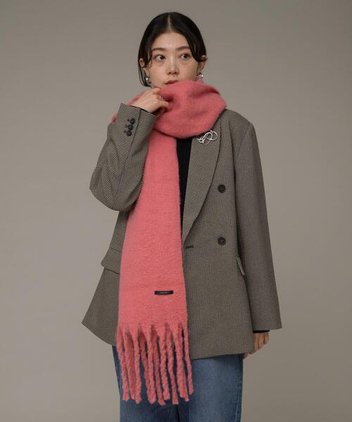 URBAN RESEARCH Sonny Label(アーバンリサーチサニーレーベル)の「フラッフィーボリュームマフラー(マフラー・レディース・ブラック/ブルー系その他/ピンク/オフホワイト・ONE)」の8枚目の写真