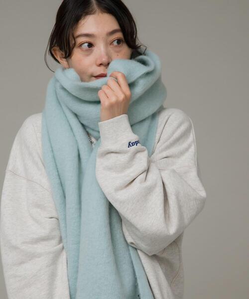 URBAN RESEARCH Sonny Label(アーバンリサーチサニーレーベル)の「フラッフィーボリュームマフラー(マフラー・レディース・ブラック/ブルー系その他/ピンク/オフホワイト・ONE)」の13枚目の写真