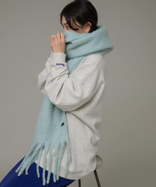 URBAN RESEARCH Sonny Label(アーバンリサーチサニーレーベル)の「フラッフィーボリュームマフラー(マフラー・レディース・ブラック/ブルー系その他/ピンク/オフホワイト・ONE)」の14枚目の写真