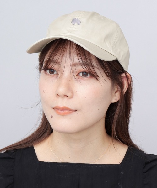 moz(モズ)の「エルク刺繍 ツイルキャップ(キャップ・レディース・ブラック/アイボリー/ミント・FREE)」の7枚目の写真