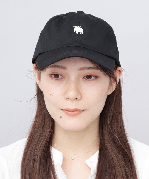 moz(モズ)の「エルク刺繍 ツイルキャップ(キャップ・レディース・ブラック/アイボリー/ミント・FREE)」の16枚目の写真
