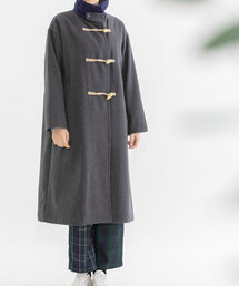 nop de nod（ノップドゥノッド）の「スタンドカラーダッフルコート（ダッフルコート）」