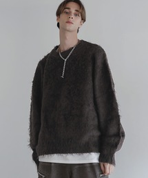 SOCCE（ソーシー）の「ルーズシルエットフェザーニット（ニット/セーター）」