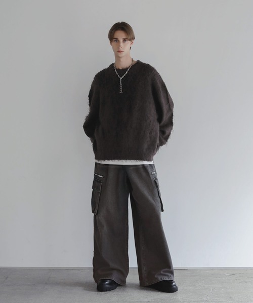 ルーズシルエットフェザーニット（ニット/セーター）｜SOCCE（ソーシー