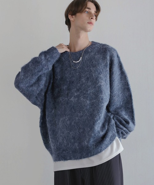 ルーズシルエットフェザーニット（ニット/セーター）｜SOCCE（ソーシー