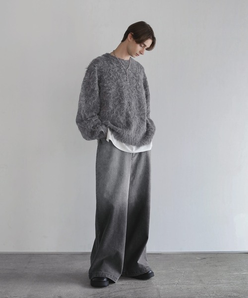 ルーズシルエットフェザーニット（ニット/セーター）｜SOCCE（ソーシー