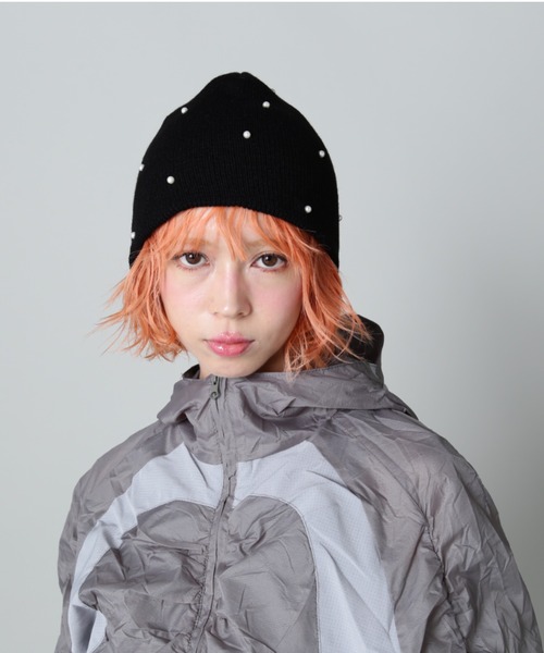 【WEB限定】SIS/エスアイエス/パールビーニー（ニットキャップ/ビーニー）｜SIS（エスアイエス）