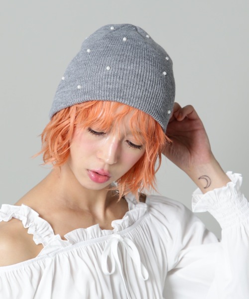 【WEB限定】SIS/エスアイエス/パールビーニー（ニットキャップ/ビーニー）｜SIS（エスアイエス）