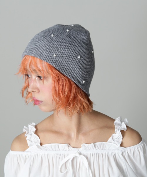 【WEB限定】SIS/エスアイエス/パールビーニー（ニットキャップ/ビーニー）｜SIS（エスアイエス）