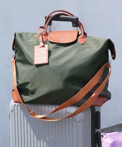 FREE STYLISTS(フリー スタイリスト)の「【2WAY】大容量配色レザービッグサイズトラベルボストンバッグ/ショルダーバッグ(ボストンバッグ・レディース・グレー/ブラック/カーキ/オレンジ/ブラウン・FREE)」の20枚目の写真