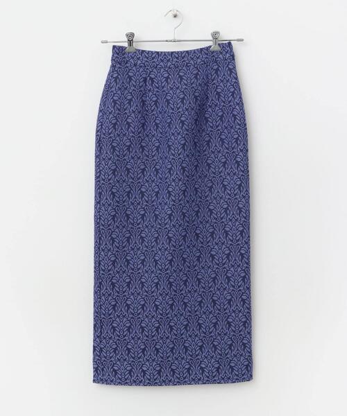 SENSE OF PLACE by URBAN RESEARCH（センスオブプレイスバイアーバンリサーチ）の「ジャガードスカート（スカート・レディース・ブラック/カーキ/ブルー・MEDIUM/SMALL）」の17枚目の写真