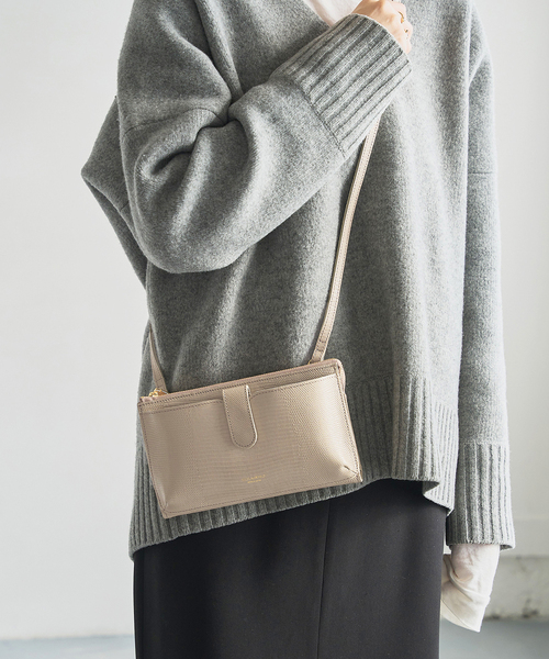 LE TALON（ルタロン）の「VIOLAd’ORO/ヴィオラドーロ ADRIAショルダー（ショルダーバッグ・レディース・グリーン/ベージュ/グレー/ブラック/パープル/サックスブルー・FREE）」の19枚目の写真