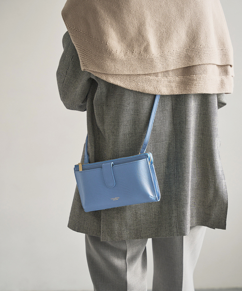 LE TALON（ルタロン）の「VIOLAd’ORO/ヴィオラドーロ ADRIAショルダー（ショルダーバッグ・レディース・グリーン/ベージュ/グレー/ブラック/パープル/サックスブルー・FREE）」の21枚目の写真