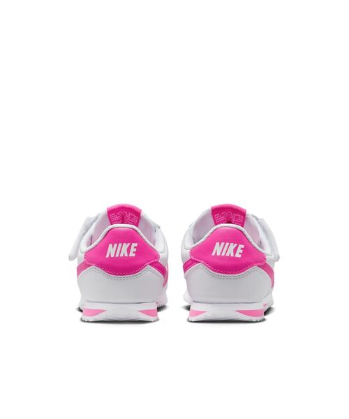 NIKE（ナイキ）の「《親子コーデ対応商品》ナイキ コルテッツ イージーオン リトルキッズシューズ / Nike Cortez EasyOn Little Kids' Shoes DM0951-104 White（スニーカー・キッズ・ホワイト系その他3・16.5/17/17.5/18/18.5/19/19.5）」の6枚目の写真