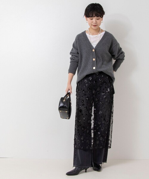 セール】スパンコールレースラップスカート（スカート