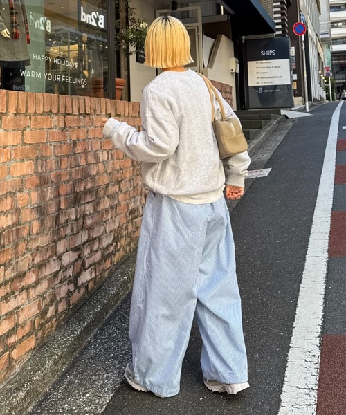 セール】【UNISEX】ワッペンスウェットパンツ（スウェットパンツ