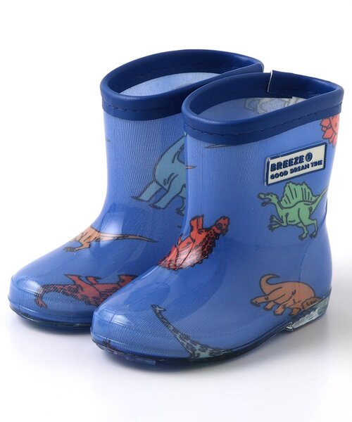 BREEZE(브리즈)의 「4무늬 레인 슈즈(레인 슈즈)」|블루