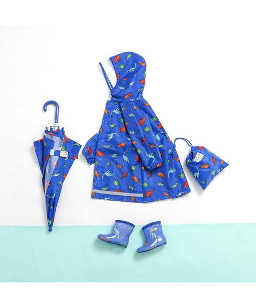 BREEZE(ブリーズ)の「4柄レインシューズ(レインシューズ・キッズ・オレンジ/オフホワイト/ブルー/ピンク・18/17/16/15 /14)」の5枚目の写真