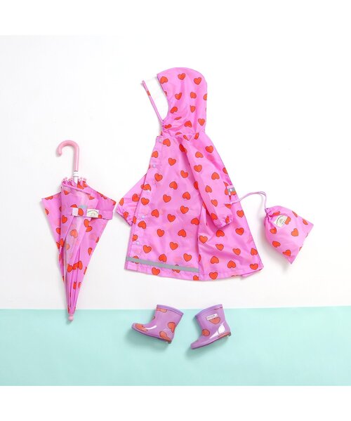 BREEZE(ブリーズ)の「4柄レインシューズ(レインシューズ・キッズ・オレンジ/オフホワイト/ブルー/ピンク・18/17/16/15 /14)」の8枚目の写真