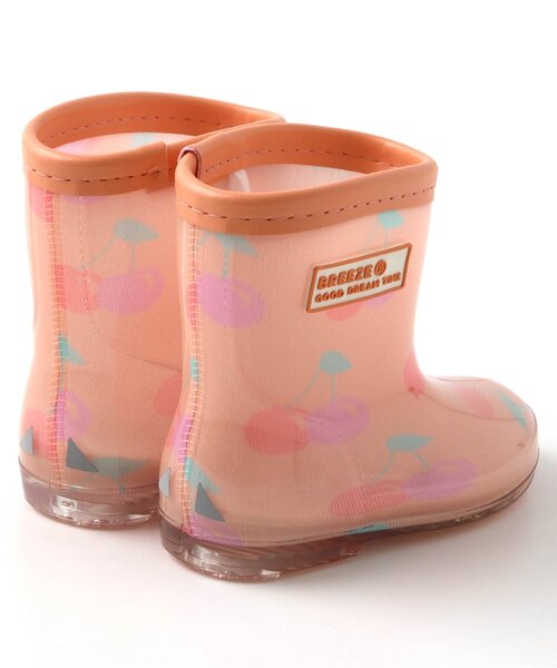 BREEZE(ブリーズ)の「4柄レインシューズ(レインシューズ・キッズ・オレンジ/オフホワイト/ブルー/ピンク・18/17/16/15 /14)」の13枚目の写真