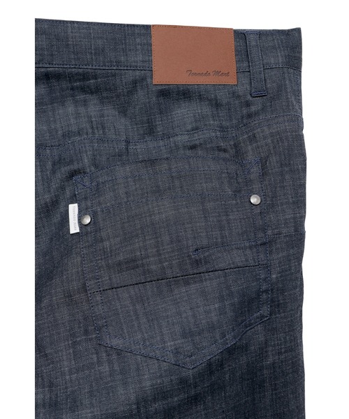 TORNADO MART（トルネードマート）の「ZERO by TORNADO MART∴ハイパーデニムクロップドパンツ（その他パンツ・メンズ・ネイビー/ブルー系2/ベージュ・LL/L/M/XXL/S）」の12枚目の写真