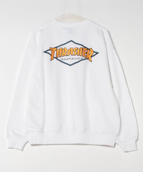 Diamond Logo CREW SWEAT/スラッシャーバックプリントスウェットトレーナー（スウェット）｜THRASHER（スラッシャー）