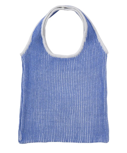 ROXY（ロキシー）の「COASTAL ESCAPE GRREN /ロキシーリブ編みニットバッグ（トートバッグ・レディース・ブルー/グリーン・FREE）」の4枚目の写真