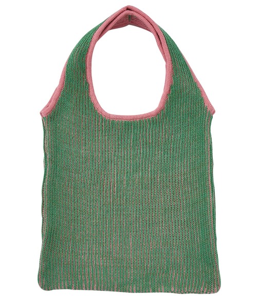 ROXY（ロキシー）の「COASTAL ESCAPE GRREN /ロキシーリブ編みニットバッグ（トートバッグ・レディース・ブルー/グリーン・FREE）」の3枚目の写真