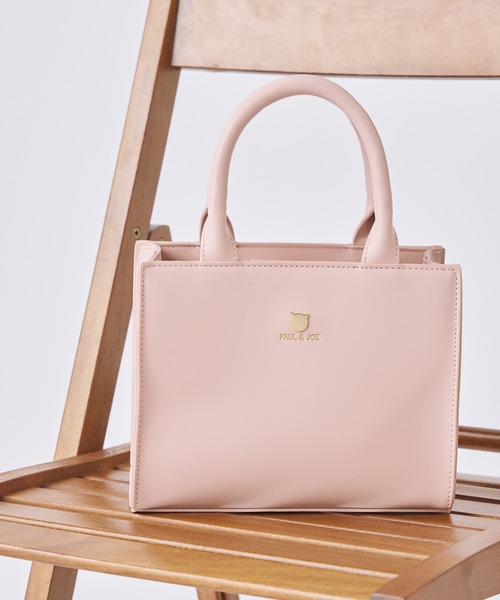 PAUL & JOE ACCESSOIRES（ポールアンドジョーアクセソワ）の「PAUL & JOE ACCESSOIRES (ポール＆ジョーアクセソワ) 2WAYミニショルダーバッグ PJA-B1165 スモールキャットフェイス（ショルダーバッグ・レディース・ブラック/ピンク/ベージュ・FREE）」の3枚目の写真