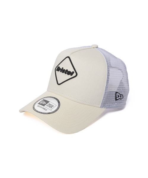 F.C.Real Bristol（エフシーレアルブリストル）の「NEWERA 9FORTY A-FRAME MESH CAP（キャップ・メンズ・ブラック/A/オフホワイト・FREE）」の2枚目の写真