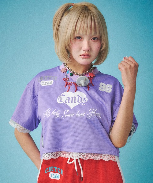 新品キャンディガルフィーTシャツ。値下げ禁止！！ セール】【GALFY/ガルフィー】ぷりちぃゲームシャツ（Tシャツ