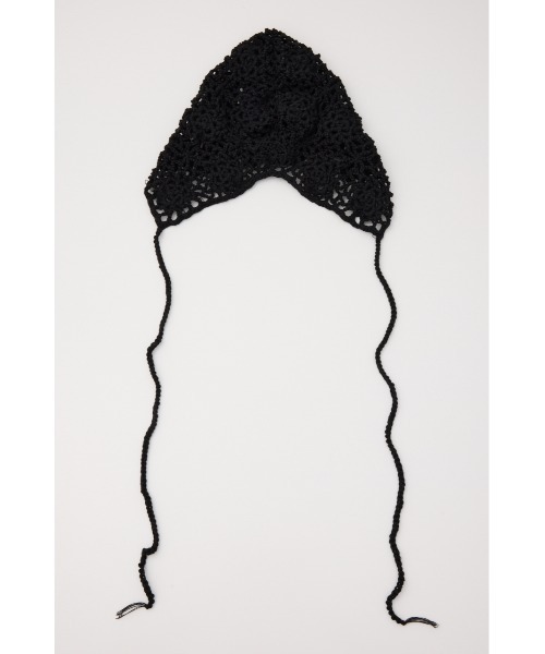 SLY（スライ）の「CROCHET KNIT HAT クロシェ ニット ハット（ハット・レディース・アイボリー/ブラック・FREE）」の13枚目の写真