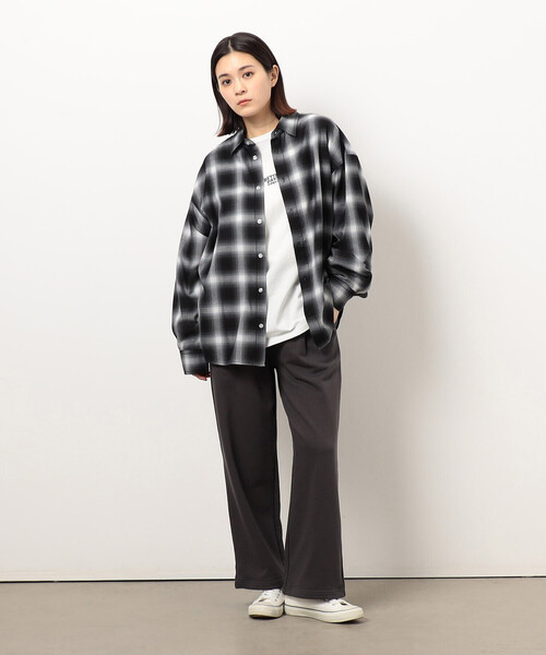 Purple&Yellow（パープルアンドイエロー）の「オンブレーチェックシャツ（シャツ/ブラウス・メンズ・ダークブラウン/ブラック・SMALL/MEDIUM/LARGE）」の6枚目の写真