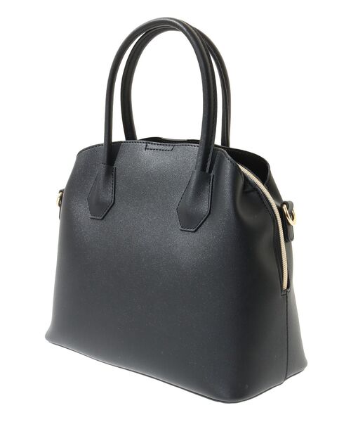 Green　Parks（グリーンパークス）の「ETS.多収納ツーハンドルバッグ（ハンドバッグ・レディース・ブラック/アイボリー・FREE）」の5枚目の写真