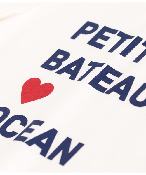 PETIT BATEAU(プチバトー)の「半袖Tシャツ(Tシャツ/カットソー・キッズ・オフホワイト/ネイビー・3YEAR/5YEAR/4YEAR)」の8枚目の写真