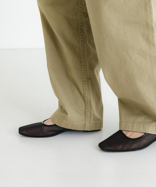 URBAN RESEARCH（アーバンリサーチ）の「シアーメリージェーンフラットシューズ（パンプス・レディース・ブラック/ベージュ・23.5/24/24.5/25）」の6枚目の写真