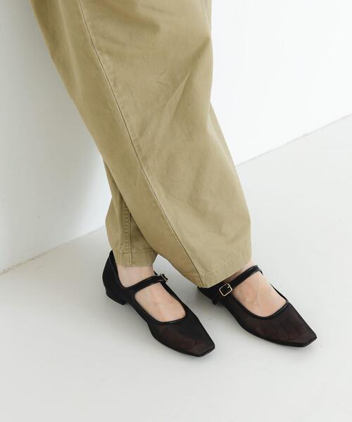 URBAN RESEARCH（アーバンリサーチ）の「シアーメリージェーンフラットシューズ（パンプス・レディース・ブラック/ベージュ・23.5/24/24.5/25）」の8枚目の写真