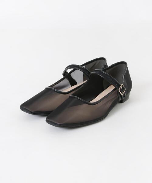 URBAN RESEARCH（アーバンリサーチ）の「シアーメリージェーンフラットシューズ（パンプス・レディース・ブラック/ベージュ・23.5/24/24.5/25）」の12枚目の写真