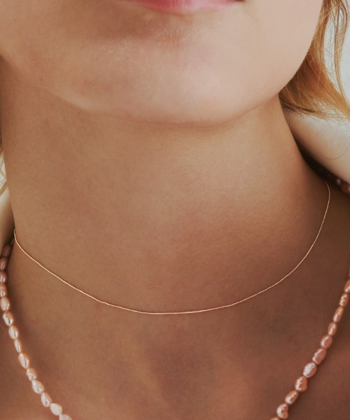 les bonbon(ルボンボン)の「【les bonbon】sophie choker/ソフィー チョーカー(ネックレス・レディース・イエローゴールド・FREE)」の1枚目の写真