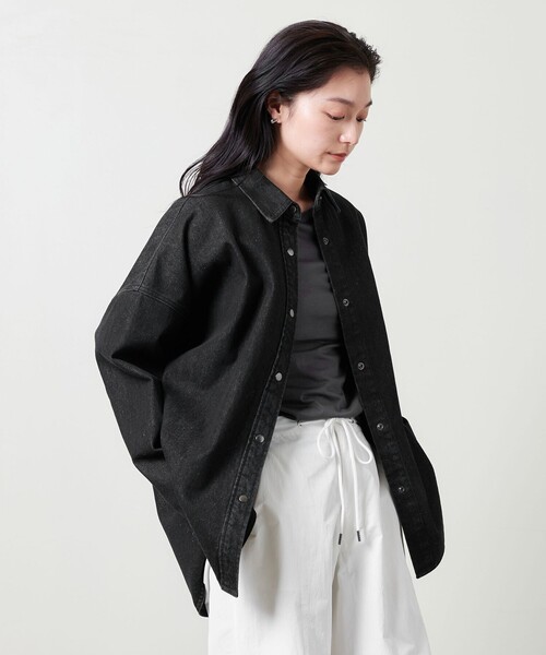 MARW UNITED ARROWS＞デニム オーバーシャツ（シャツ/ブラウス