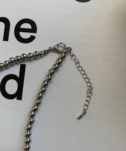 DouDou（ドゥドゥ）の「メタルボールロングネックレス（ネックレス・レディース・シルバー・FREE）」の9枚目の写真