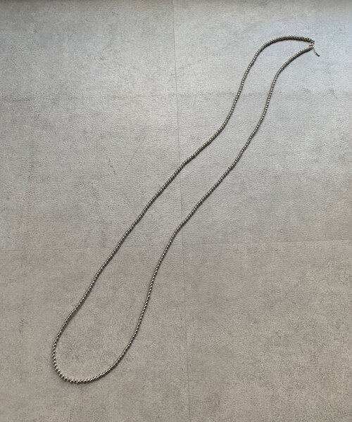 DouDou（ドゥドゥ）の「メタルボールロングネックレス（ネックレス・レディース・シルバー・FREE）」の10枚目の写真
