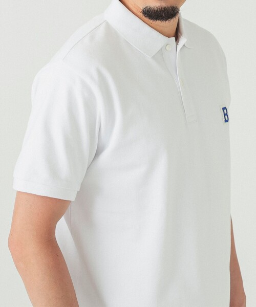 BEAMS(ビームス)の「ビッグ ワッペン ポロシャツ(ポロシャツ・メンズ・ホワイト/グレー系その他/ネイビー・SMALL/MEDIUM/LARGE/X-LARGE/XX-LARGE)」の8枚目の写真