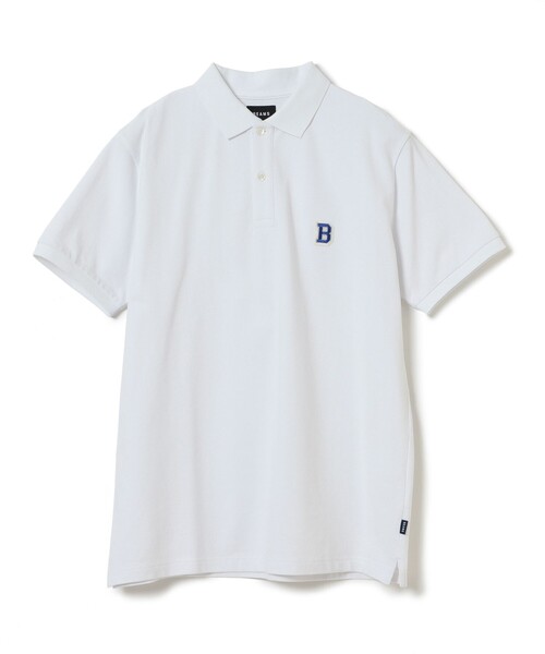 BEAMS(ビームス)の「ビッグ ワッペン ポロシャツ(ポロシャツ・メンズ・ホワイト/グレー系その他/ネイビー・SMALL/MEDIUM/LARGE/X-LARGE/XX-LARGE)」の9枚目の写真