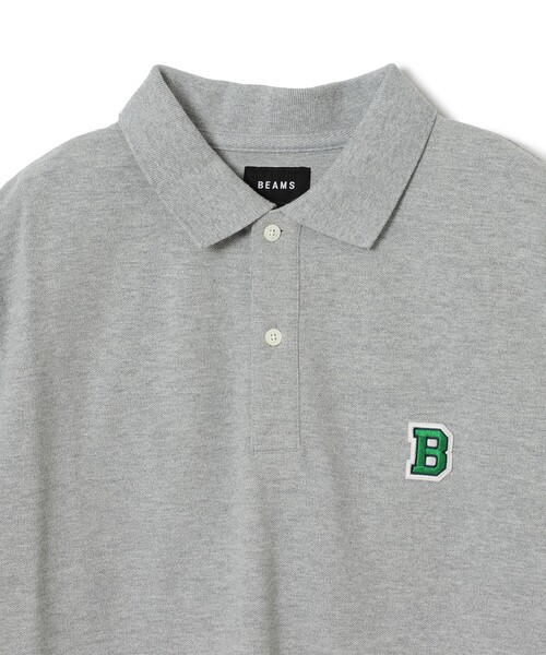 BEAMS(ビームス)の「ビッグ ワッペン ポロシャツ(ポロシャツ・メンズ・ホワイト/グレー系その他/ネイビー・SMALL/MEDIUM/LARGE/X-LARGE/XX-LARGE)」の13枚目の写真