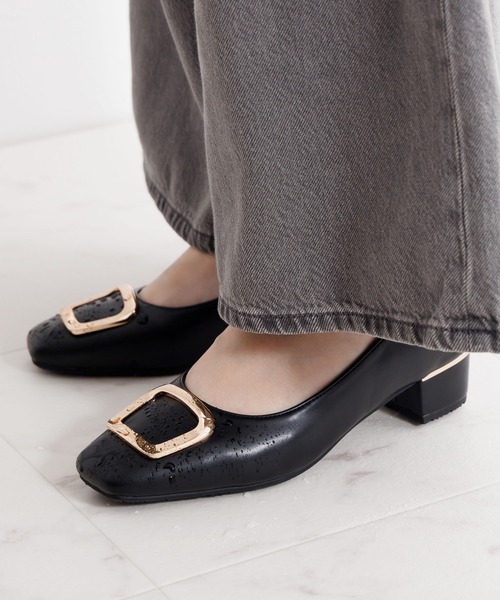 【美品】卑弥呼 レインスクエアパンプス 【耐水】 ヒミコ 卑弥呼 【耐水】レインスクエアパンプス/644104